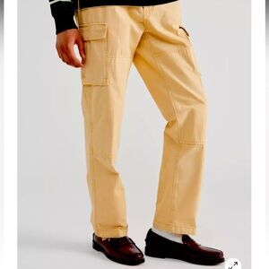 Dickies for Urban Outfitters Canvas Cargo Mens Pant NEW 28 Waist Camel